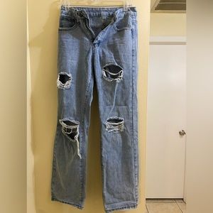 Extra small Ripped boyfriend jeans